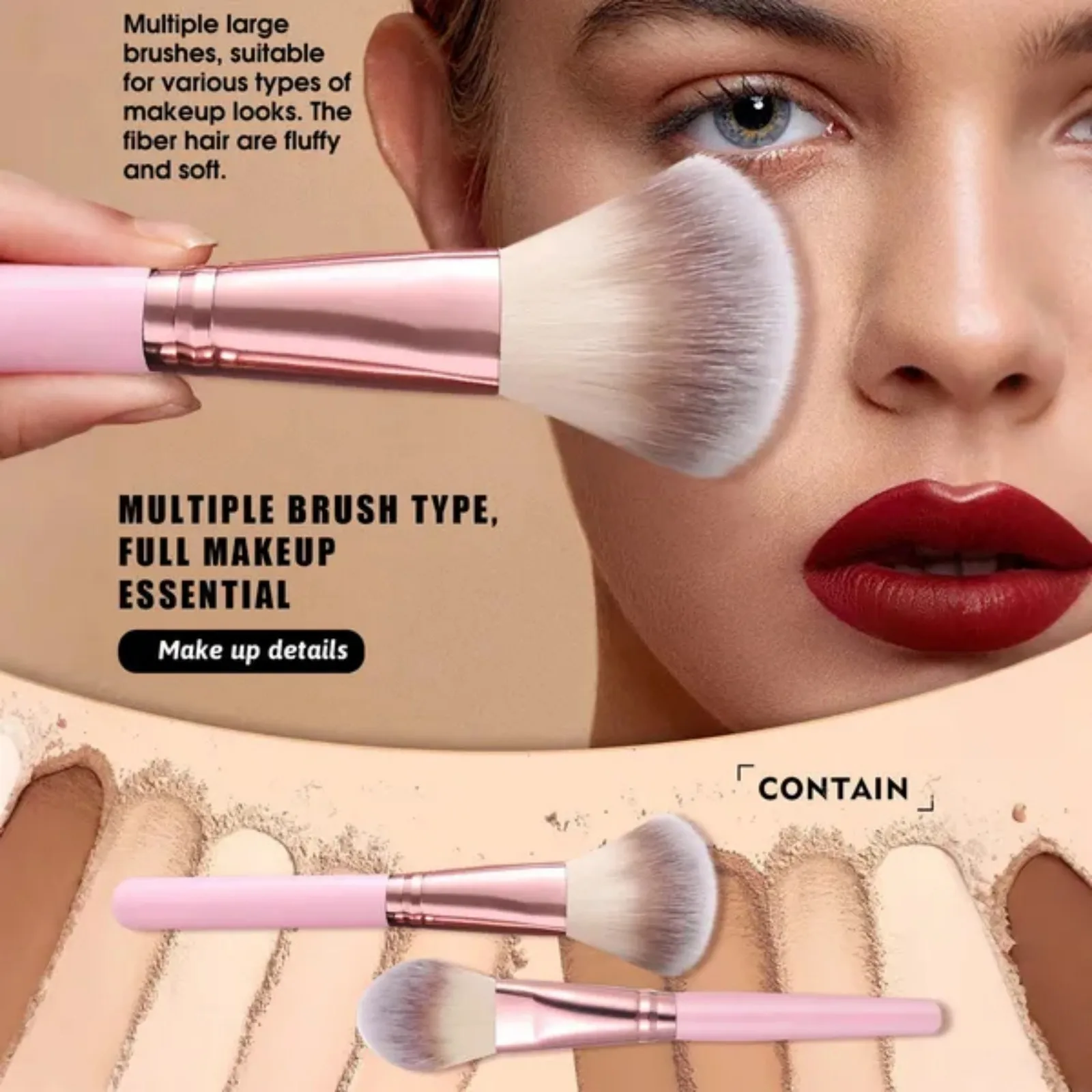 Professional Makeup Brushes Set, 25 pcs Makeup Brush Foundation Powder Eyeshadow