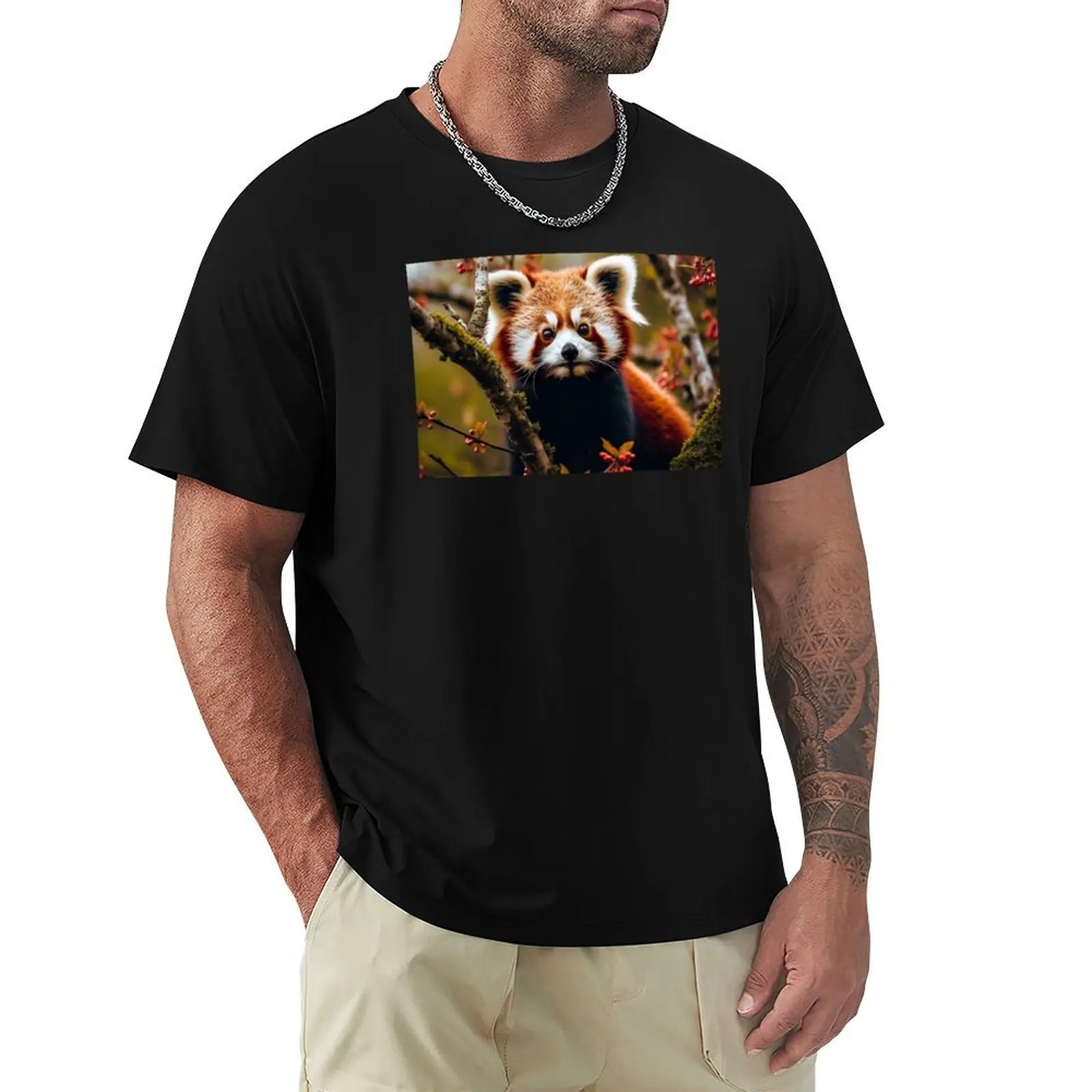 

Red Panda Photo T-Shirt plain funny meme t-shirts new gifts and t-shirts men t shirts