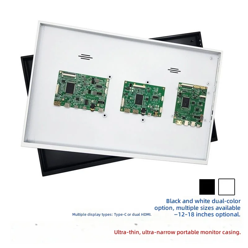 14-Inch 15.6-inch narrow-sided ultra-thin portable display shell 16-inch LCD screen modified aluminum alloy shell 17.3