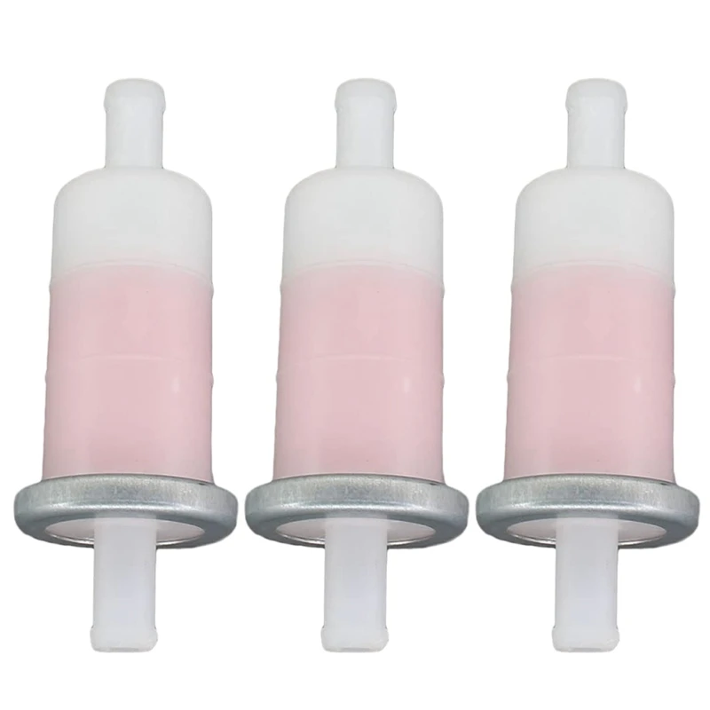 3Pcs 3/8Inch 10MM Motorcycle Fuel Filter for CBR600 VT750 600 VT1100 16900-MG8-003 49019-105