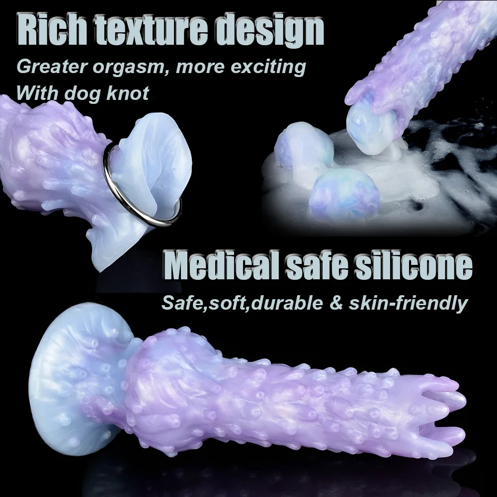 NSFU هوائي Ovipositor الكلب دسار مع لينة انتقادات لاذعة شرجية المكونات قضبان اصطناعية البظر الاستمناء ألعاب جنسية من السيلكون للمرأة الرجال مثلي الجنس