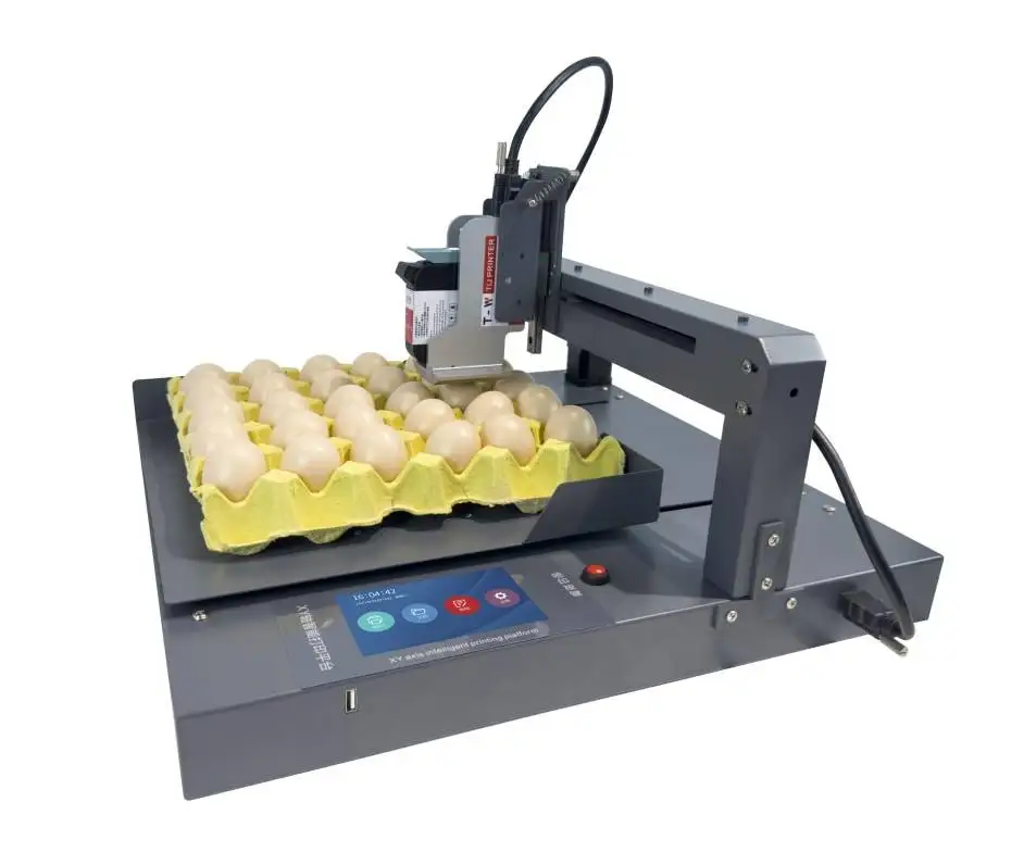 Single Head Logo Expiry Date eggs printer price expiry date Printing Machine inkjet printer for egg