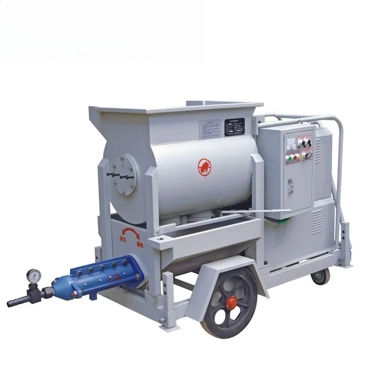 Cement Mortar Spraying/ Pumping /grouting Machine - Hydraulic Double Piston Mortar Plastering Pump