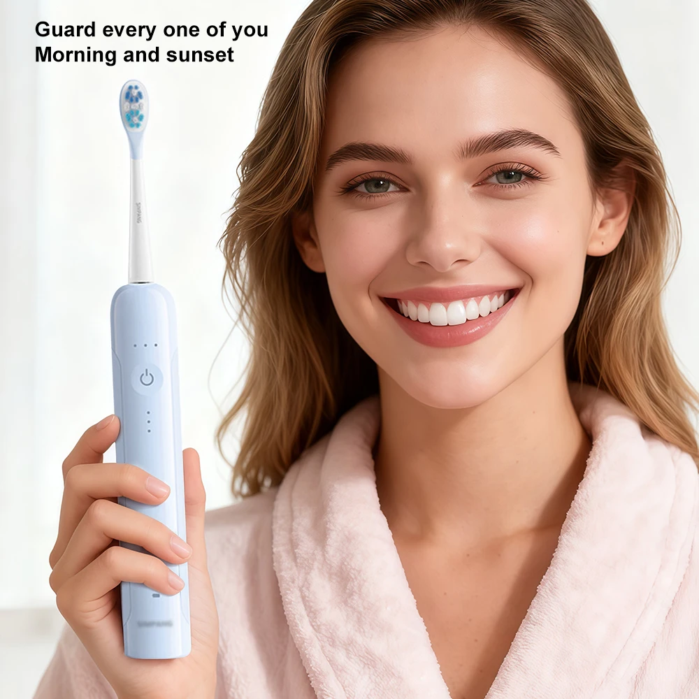 

New Electric Toothbrush Set With Sweeping Vibration Deep Cleaning Oral Cavity Adult Electronic Tooth Brush Birthday Gifts