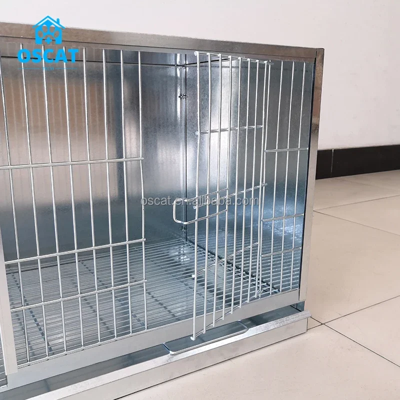 OSCAT galvanized parrot cage can be customized pigeon cage bird cage with metal mesh mat and tray can accommodate 10-15 birds