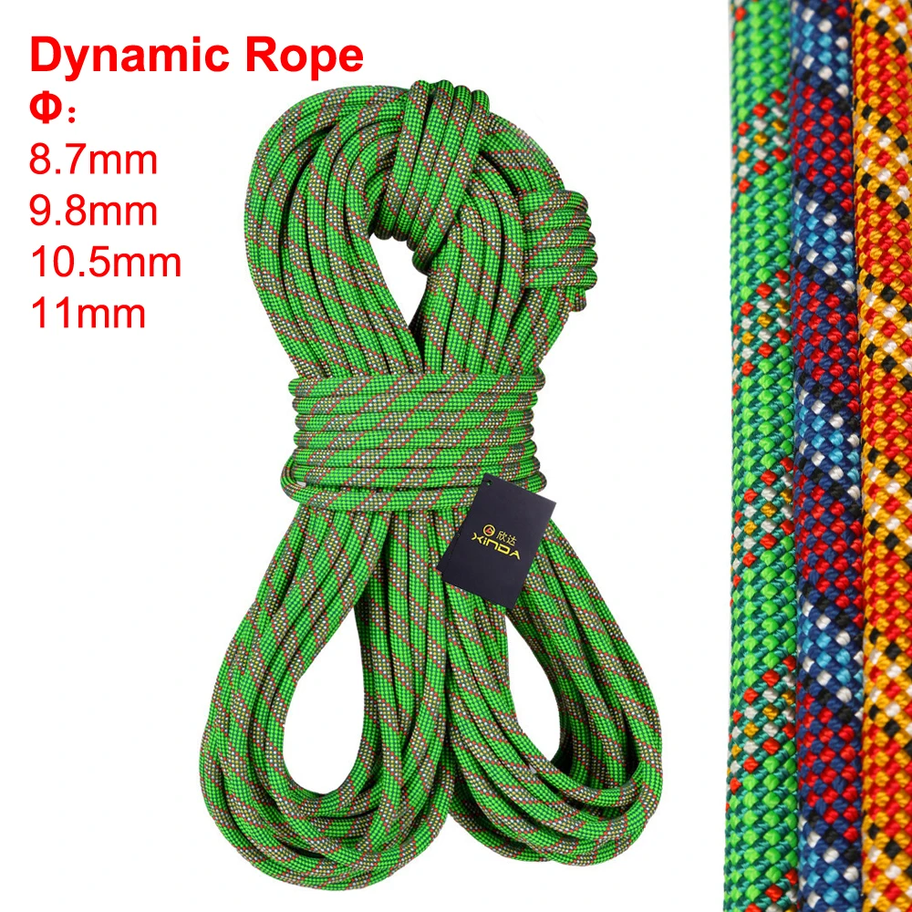 5m/piece,Power Rope,Outdoor Mountaineering Climbing High-Altitude Fall Prevention Safety Insurance Rope,Φ:8.7/9.8/10.5/11mm