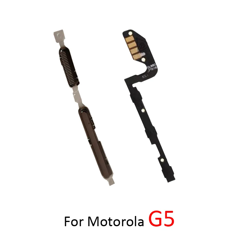 Phone Button Flex Power Volume Compatible For Motolora Moto G5 G5S E5 Plus Play GO New On Off Key Cable Part