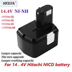 For Hitachi 14.4V NI-MH 12.8Ah Rechargeable Battery EB1414S EB1414 EB1424 EB14B EB1412S EB14S DS14DL DV14D CJ14DL Cordless drill