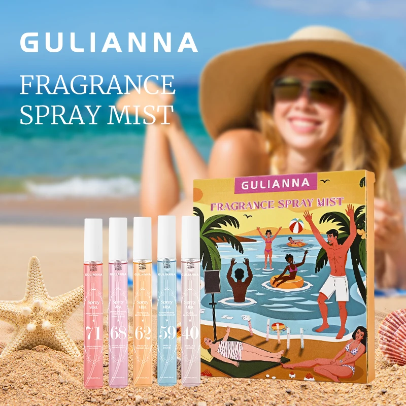 مجموعة العطور الرقمية البرازيلية والعلاج العطري مكونة من 5 بخاخات للجسم، وعطر يدوم طويلاً، وخالية من الكحول #2