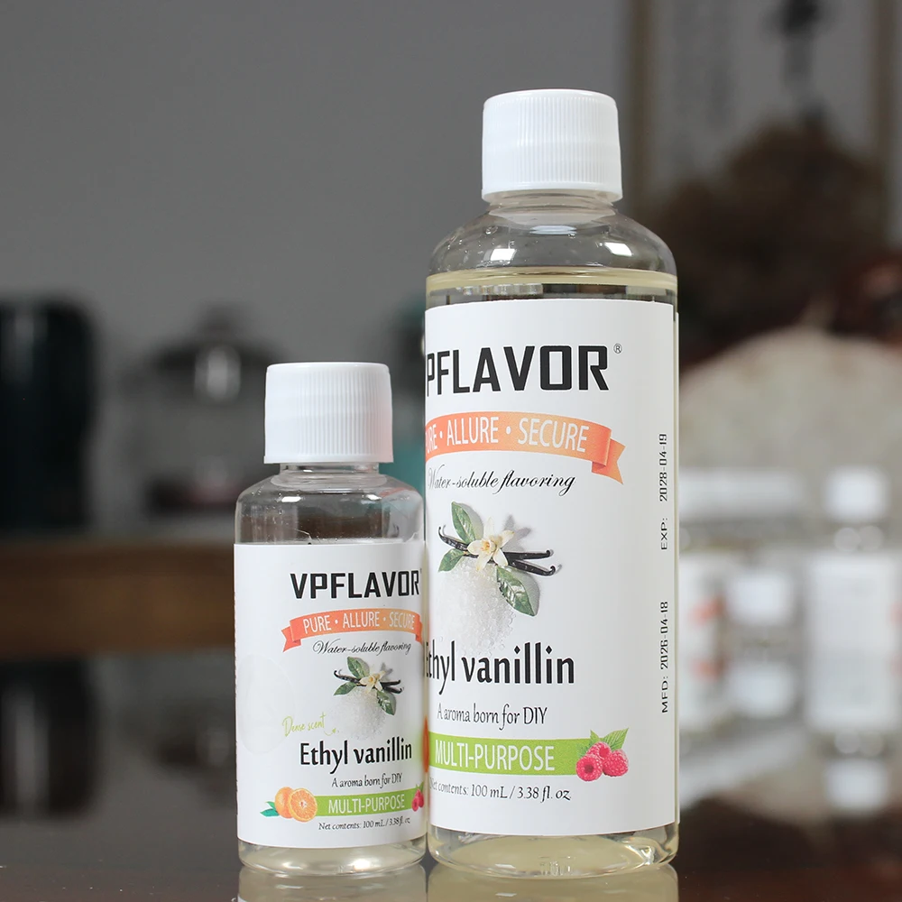 

VPFLAVOR® PG Based Water Soluble Ethyl Vanilline Flavouring Concentrate Liquid