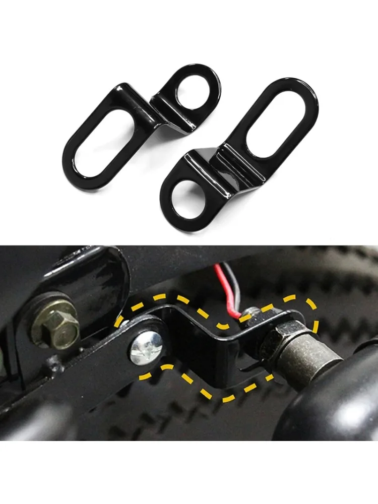 Support de clignotant de moto, support pilote adapté à Honda Suzuki Kawasaki Harley rétro couronne Prince, support fixe modifié