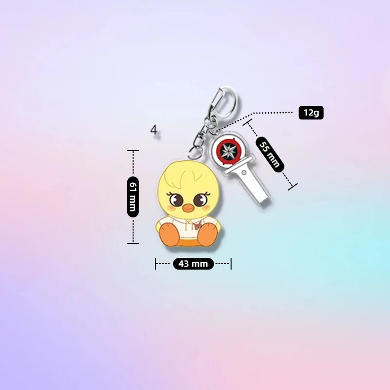 Stray Kids celebrity merchandise, Huang Xuanchen, Li Longfu, SKZOO, Han Zhicheng cartoon hanger, tas, sleutelhanger, cadeau