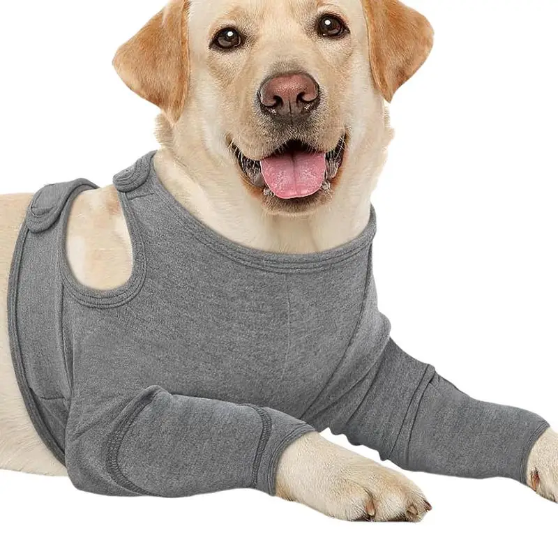 Dog Recovery Sleeve for Front Legs Dog Elbow Brace Front Legs Protective Sleeve Polyester Material Dog Leg Sleeves for Pet Dogs