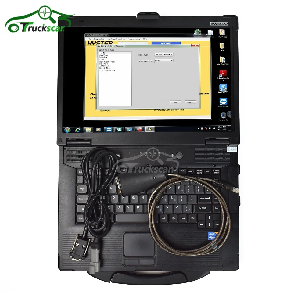 

Forklift truck For yale hyster diagnostic scanner Hyster V4.98 for Yale Hyster PC Service Tool Ifak CAN USB Interface