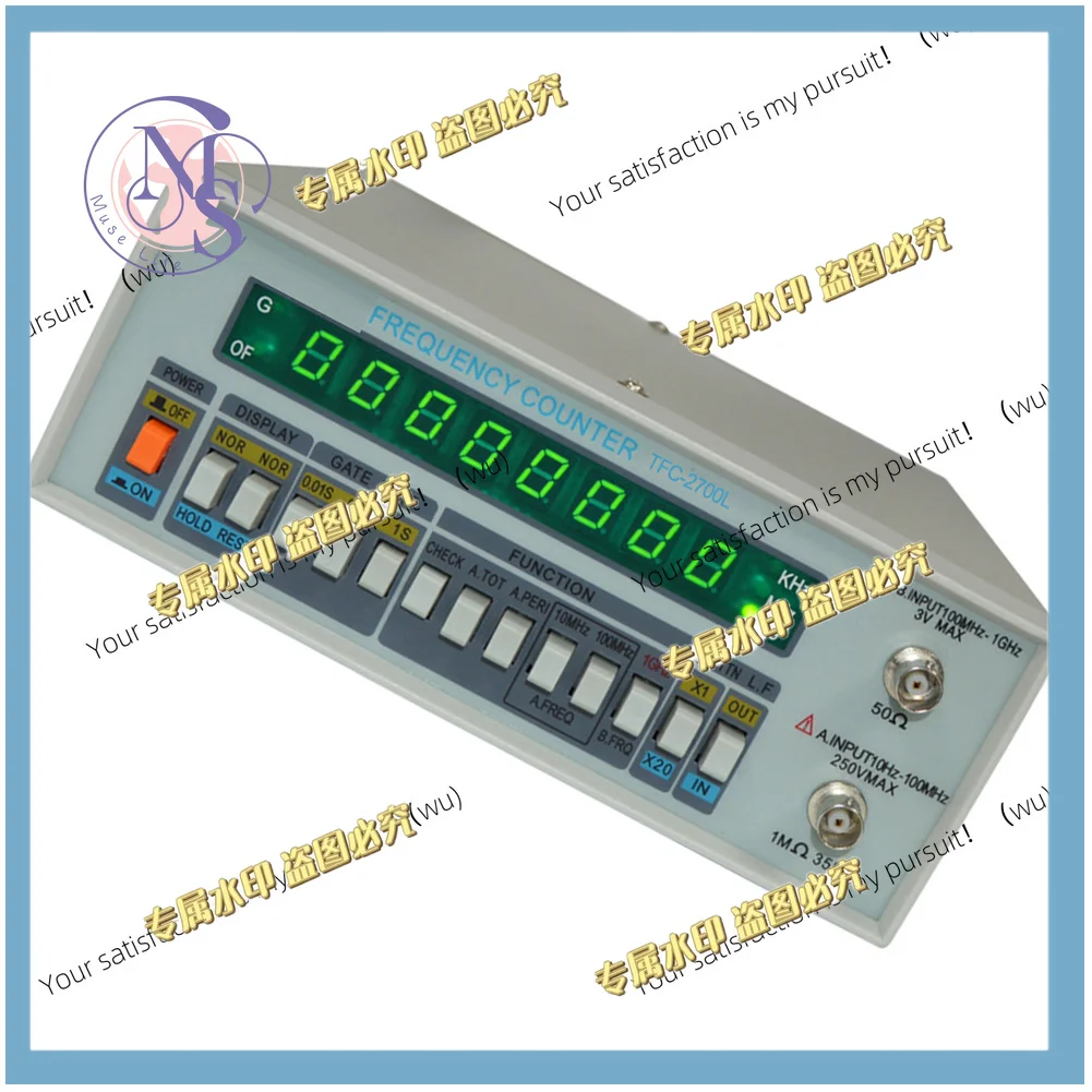 TFC-2700L Multi-Functional Frequency Meter 8 LED Display Instrument 10HZ-2.7GHZ High Resolution Frequency Counter