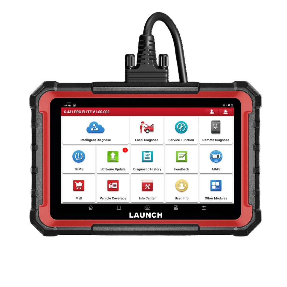 Lauh X431 PRO Elite Auto Full System Car Diagnostic Tools CAN FD Active Tester OBD2 Scanner