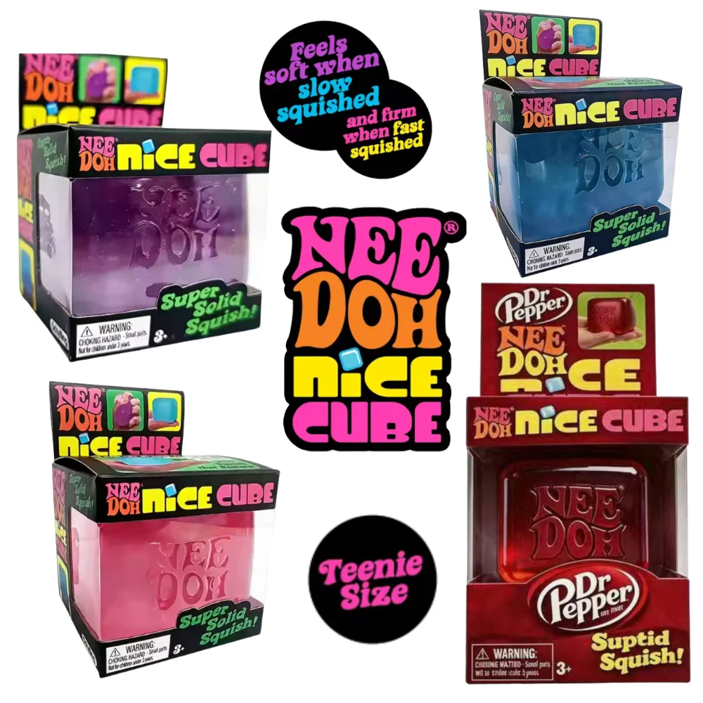 Juguetes Blandos Nee Doh Populares, Juguetes Antiestrés con Textura de Gelatina Suave, Adecuados para la Estimulación Sensorial de Niños y Adultos #