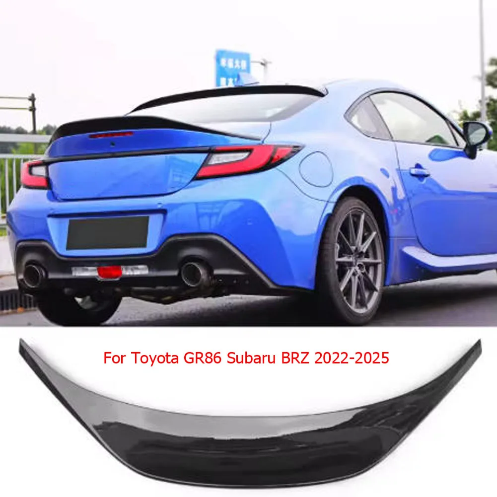 For TOYOTA ZA86 GR86 for Subaru BRZ 2022-2025 ABS Plastic Primer Color Rear Trunk Lip Spoiler Wing Body Kit Accessories