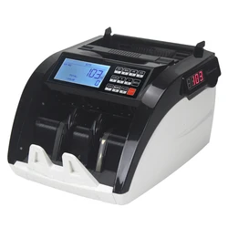 Máquina de conteo de efectivo y billetes, dispositivo de 110V/220V USD, AED EUR, función MG, UV, IR, DD, THB, THB, Java, IQD, Tailandia