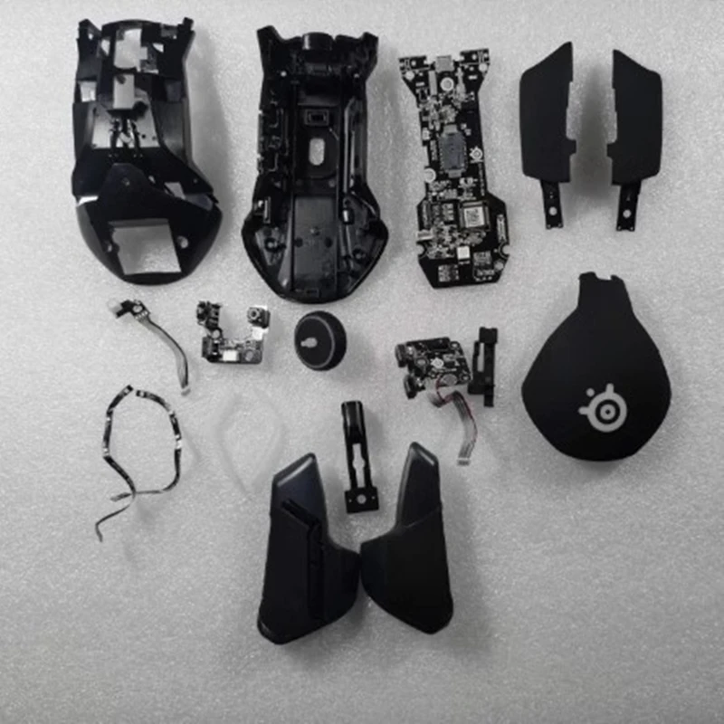 Original Mouse Accessories For Steelseries Rival 600 650 Mouse Roller Feet Left Right Buttons Cable Shell PCB Optical Lens