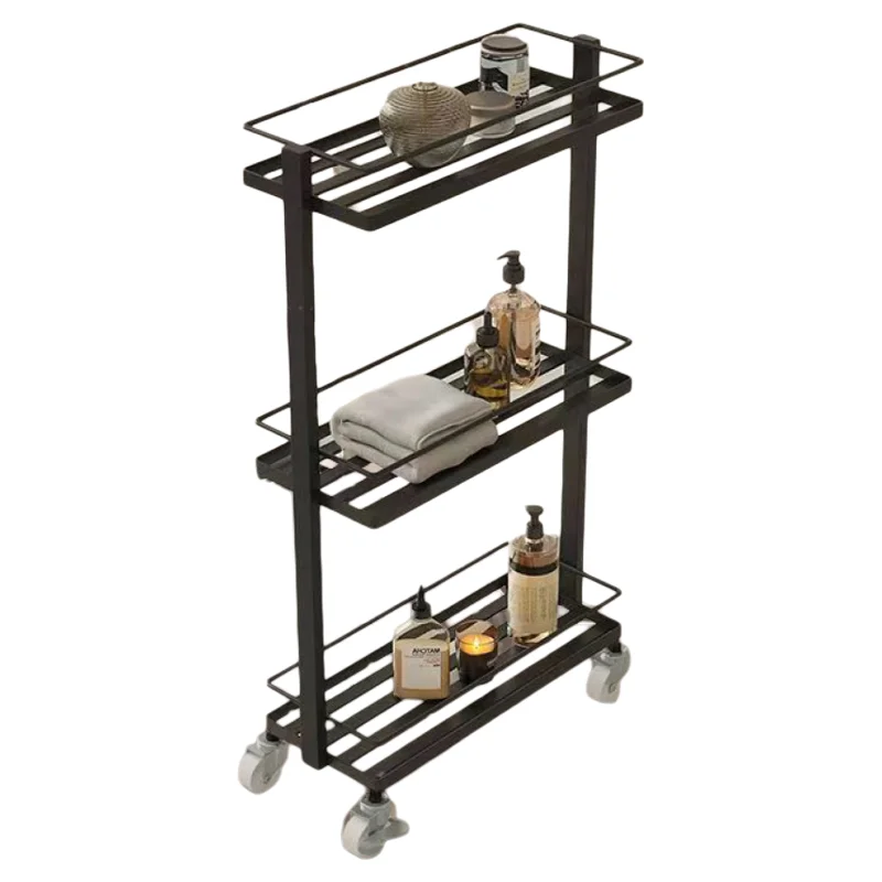 

Toilet bathroom removable rack shower room waterproof shelf cart toilet gap storage rack