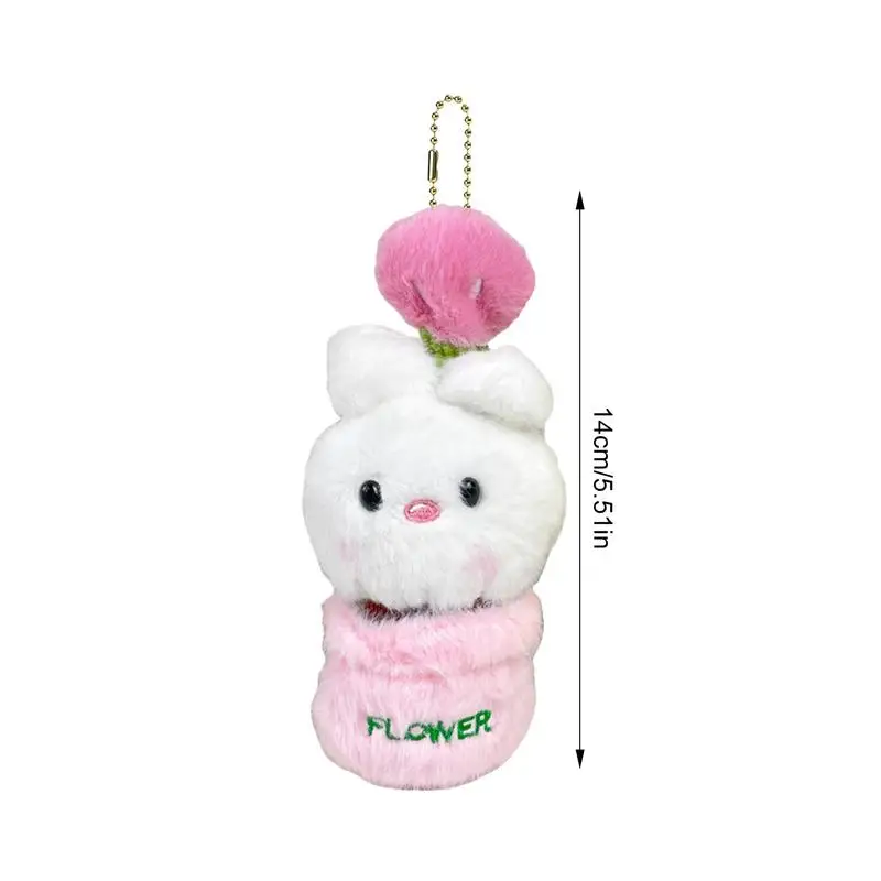 Roślina doniczkowa Wypchane zwierzęta Lalka Breloczek Kawaii Pluszowe zabawki Breloczki Śliczne kwiaty i rośliny Torebka Breloczki Prezenty urodzinowe dla dzieci