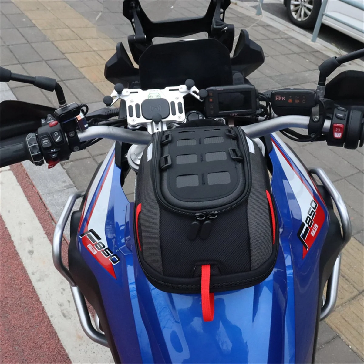 

Motorcycle Tank Bag for VOGE 900DS 900DSX 900 DS/DSX DS525X Portable Card Phone Tool Bag Black Universal Tank Bag