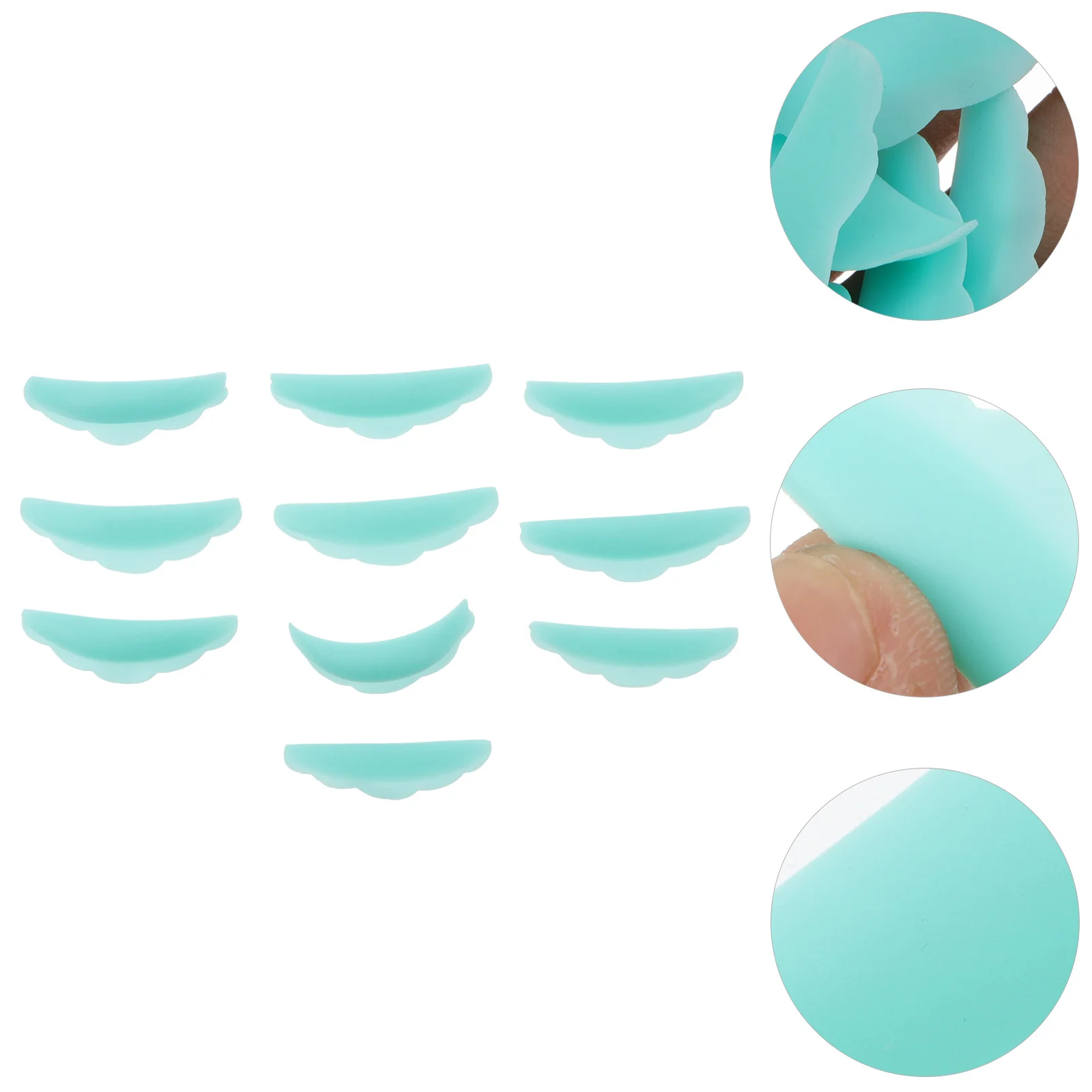 

10Pairs Eyelash Perm Silicone Grafting Gaskets Durable Reusable Eyelash Extension Tool Salon Beauty Care Silicone Eye Pasters