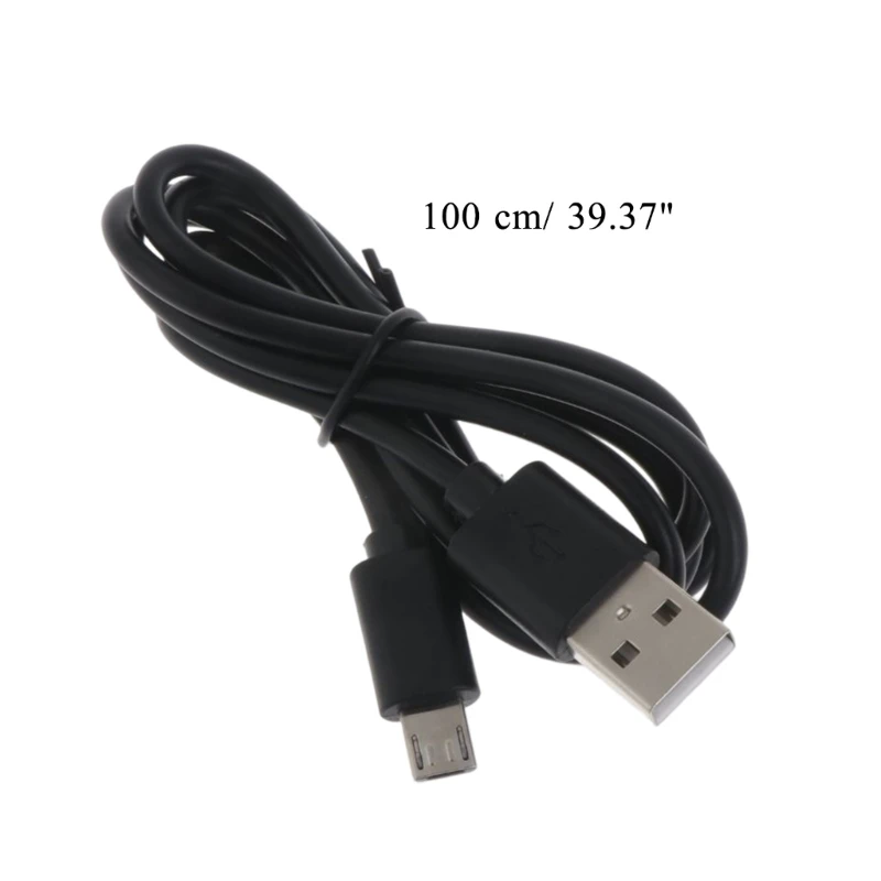 USB to 8mm Long Tip Micro USB Charging Cable 3.3ft Support 5V for Phone Tablets Power Supply Universal