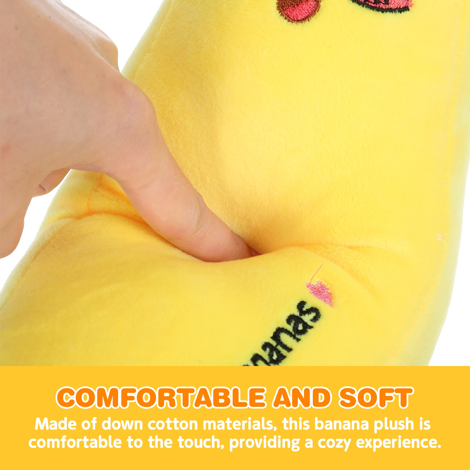 Soft 35cm Pillow Down Cotton Stuffed Animal Toys Decorative Throw Pillow Bedroom Living Room Banana Cushion Playroom