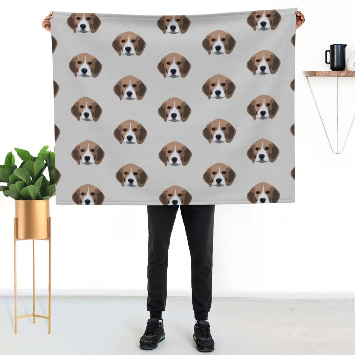 Beagle Throw Blanket Multi-Purpose valentine gift ideas Moving sofa bed Luxury Flannels Blankets
