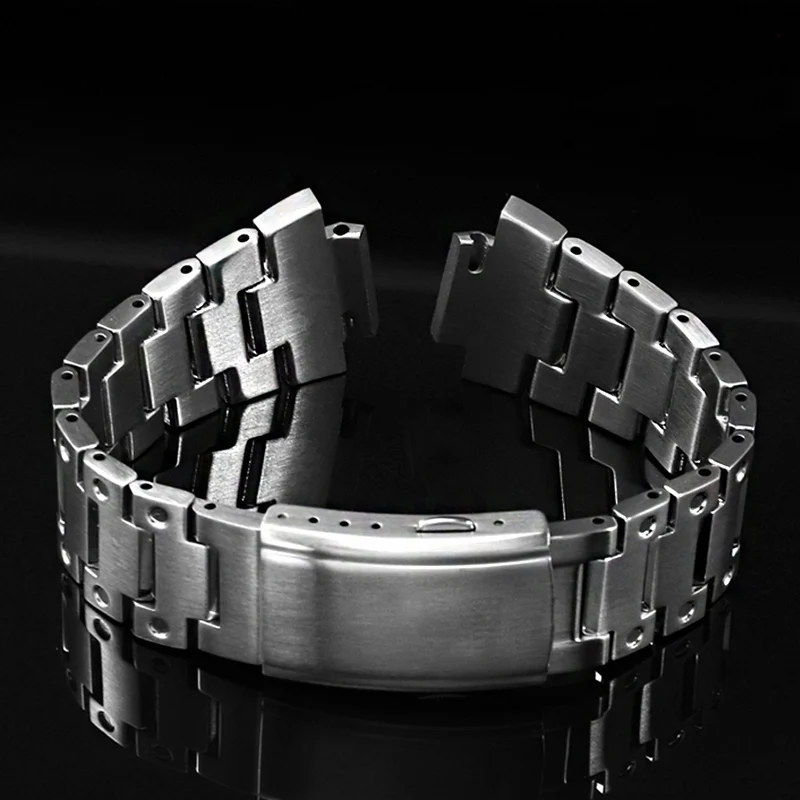 Imagem -04 - Pulseira de para Casio Solid Steel Mens Strap G-shock Gw5610 Dw5600 Gw-5000 G-5600 Ga2100 Gm5600 Gm2100 16 mm Aço Inoxidável