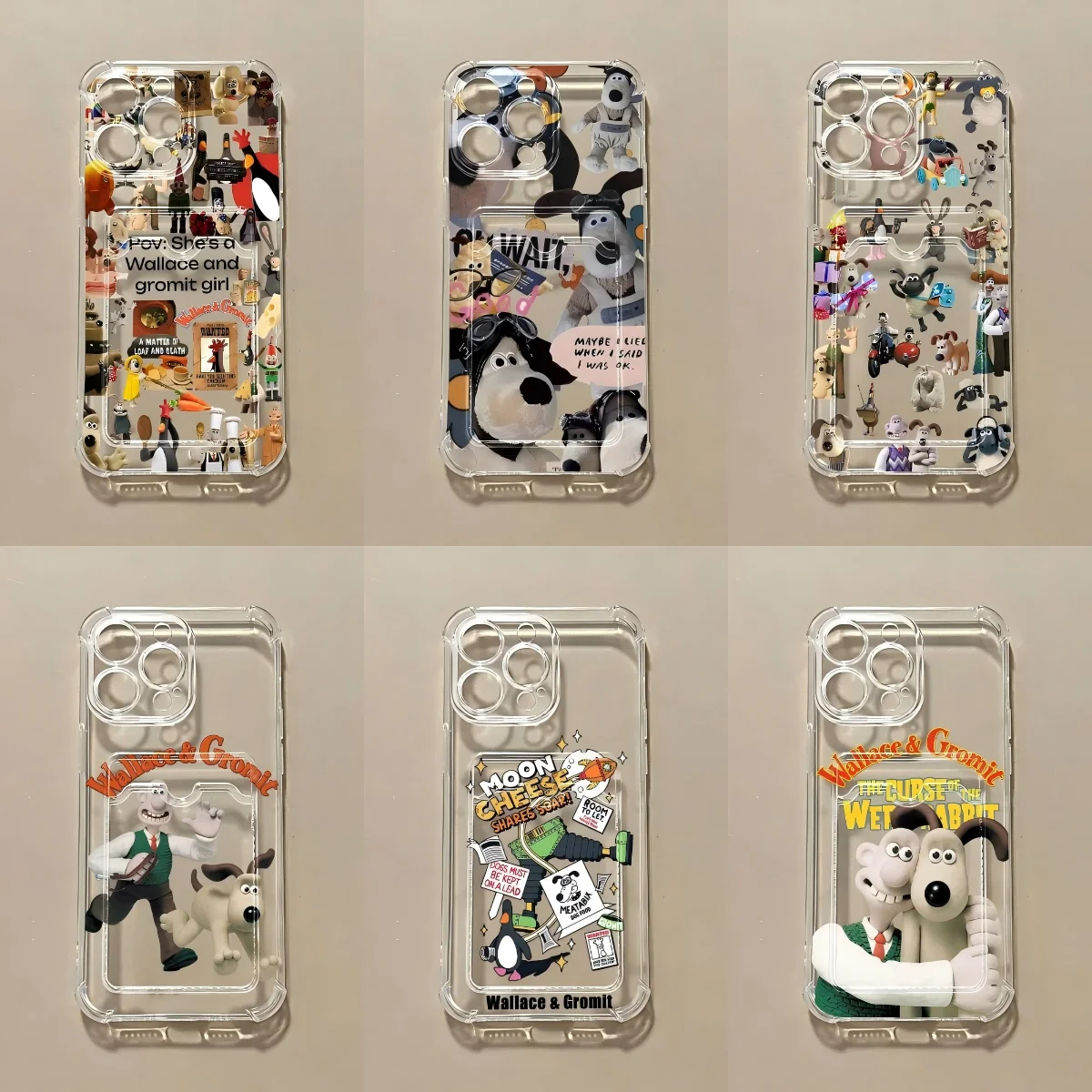 Lovely Cartoon G-Gromits Card Hold Phone Case For Samsung Galaxy S26 S25 S24 S23 S22 S21 Edge Plus Ultra M33 M53 M54 5G Airbag