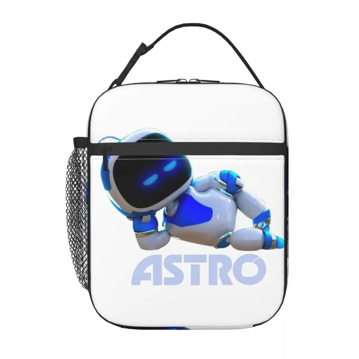 Astrobot Pattern Astros Game Bolsas de almuerzo con aislamiento térmico para el trabajo Bolsas de contenedor de alimentos portátiles Fiambreras térmicas