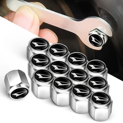 Anti-Theft Car Wheel Tire Air Valve Caps Tyre Rim Stem Covers For Daihatsu Terios Sirion Mira Materia Rocky YRV Feroza Charade