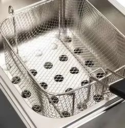 상업용 전기 카운터탑 6L 1탱크 튀김기 (1바구니) 치킨 & 감자튀김 스낵바용 스테인리스 스틸