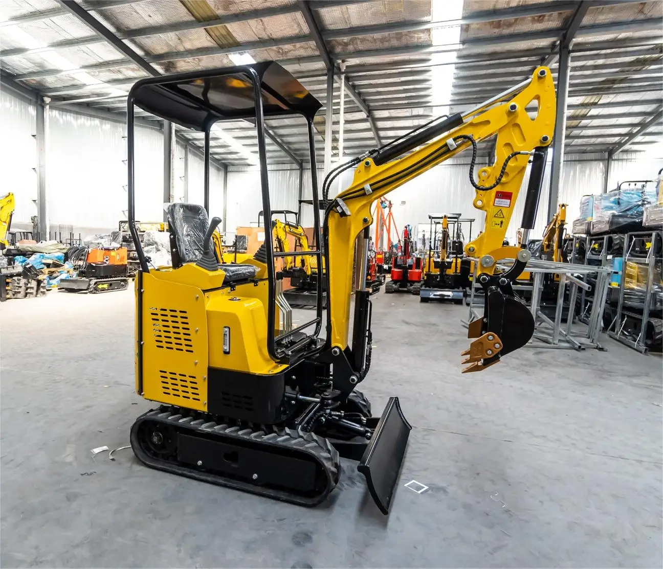 حفارة وحيد القرن آلة البناء حفارة 1.8 طن، عجلة وحفارة زاحفة