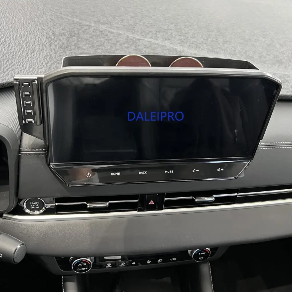 For Mitsubishi Outlander 2022 2023 Car Phone Holder 9-Inch Screen Fixed Navigation Bracket Wireless Charging Car Accessories