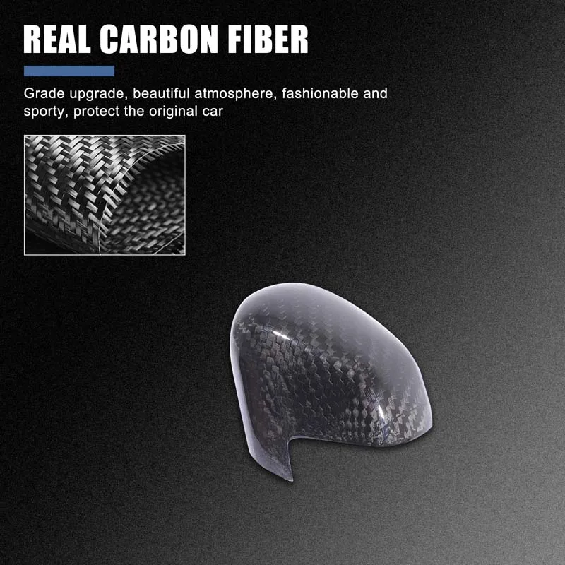 

Real Carbon Fiber Car Gear Shift Knob Cover Car Gear Handle Head For Lexus NX260 NX350H RX350H RX500H 2022-2025 Car Accessories