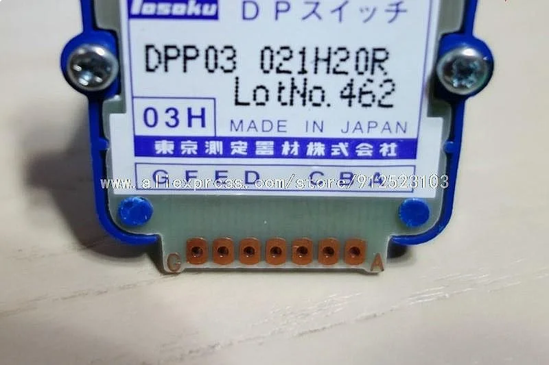 DPP03021H20R Rotary Band Switch TOSOKU DPP03 021H20R 03H CNC Panel Knob Selector Switch 2 Pole 6 Position