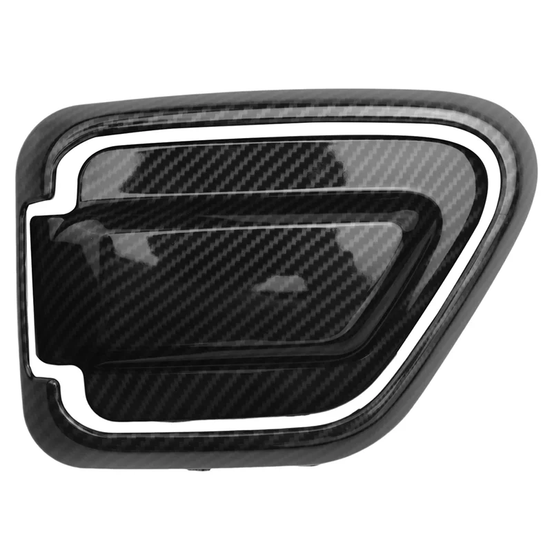 Charging Cover Trim Decor Sticker for Jeep Wrangler JL JT 4Xe 2021 2022 Accessories ,ABS Carbon Fiber