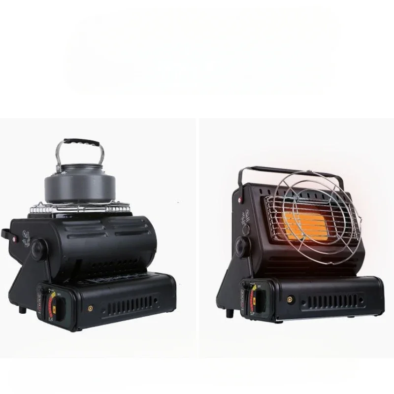 1300W Gas Heater Dual Purpose Camping Heater Travel Camping Hiking Picnic Gear Fishing Dual Purpose Stove Heater