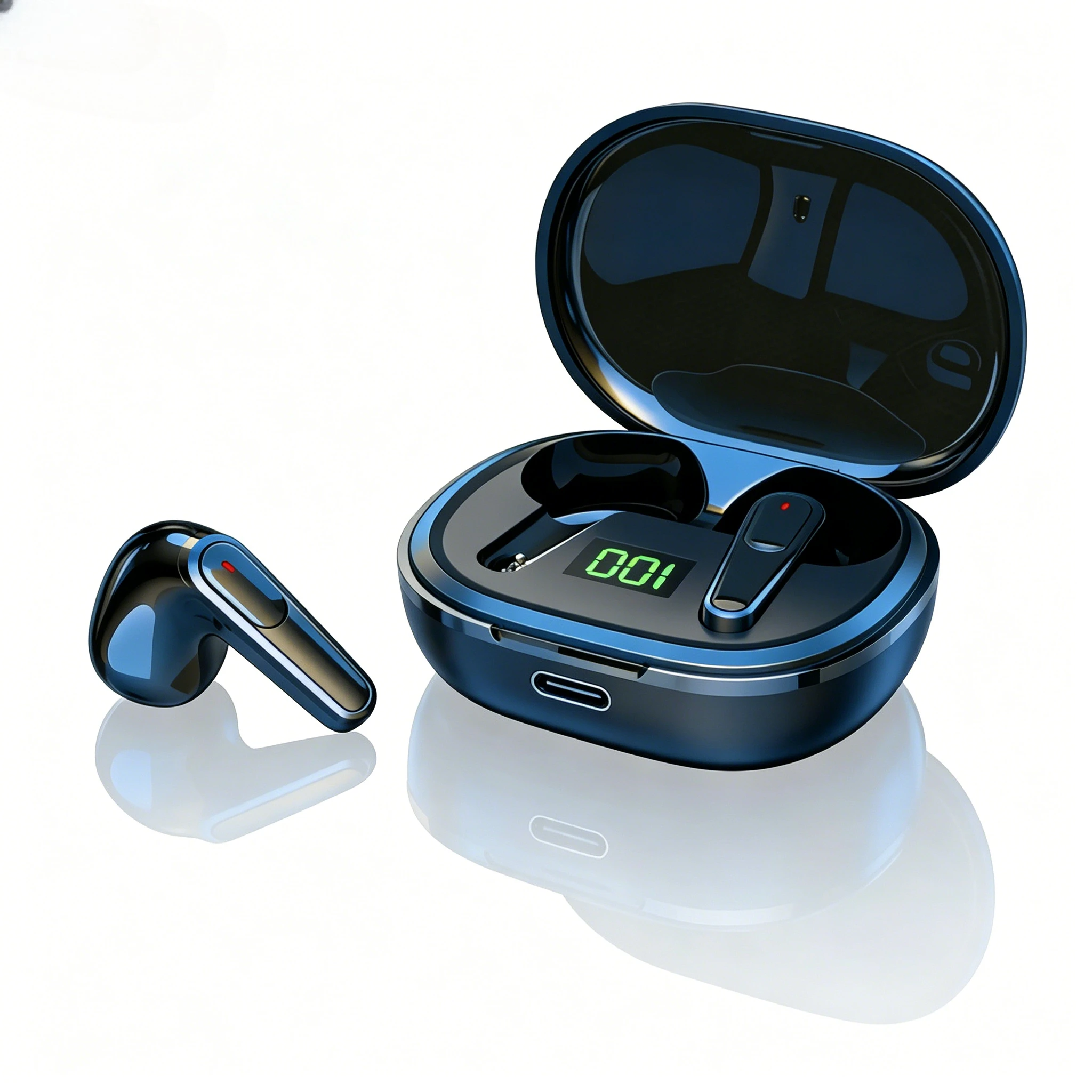 Noise Reducing TWS Bluetooth Earbuds Ergonomic In-Ear Style Portable Wireless Headphones for Sports Gaming With Mic