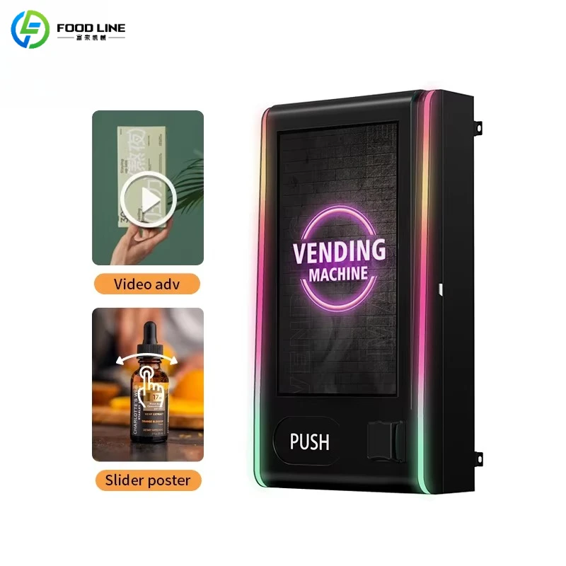 Customized High Efficiency Adult Vending Machine with Face Recognition Age Check Unattended Retail Machine