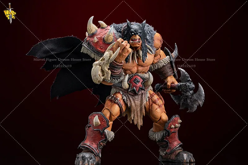 1/10 Scale Rugged Unrefined Character Orc Hunter 7-inch Full Set Action Figure Soldier In Stock Hero toys Height About 22CM