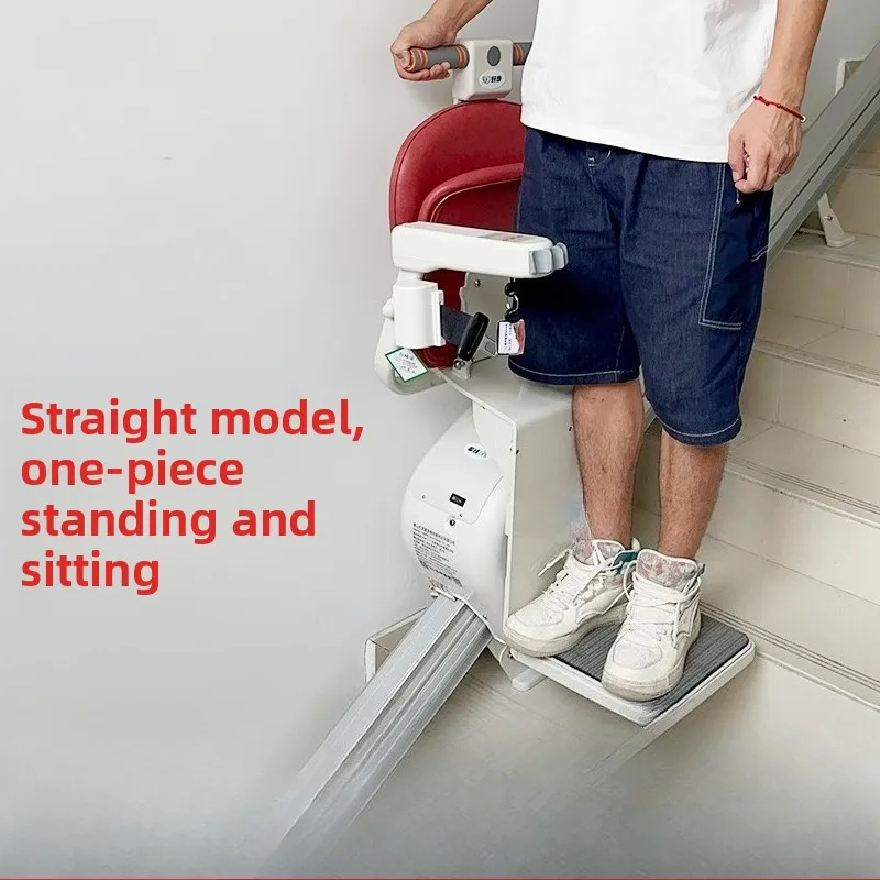 

Villa seat, elevator corridor, elderly people climb the stairs, smart home, straight up and down the stairs, barrier-free