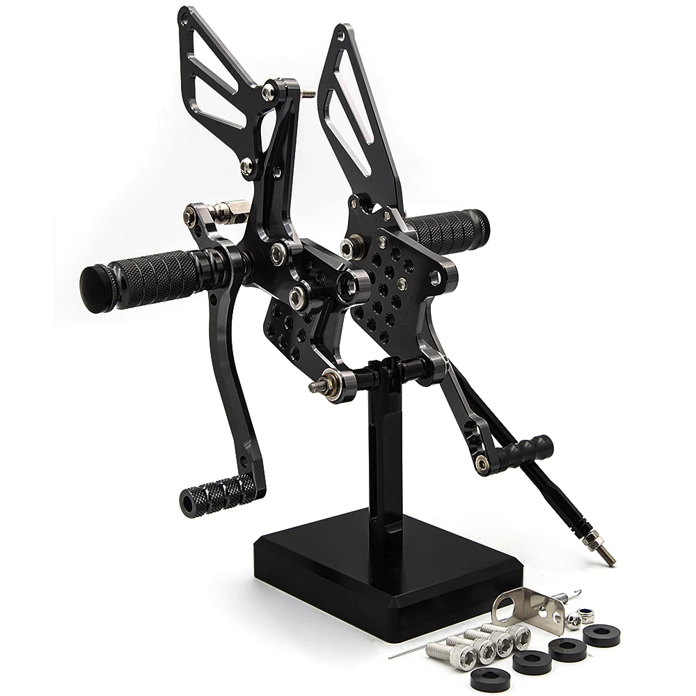 For Suzuki GSXR 750 600 K1-K5 1996-2005 / GSXR1000 2001-2004 / SV650 SV1000 S 1998-2014 CNC Rearset Footpeg Footrest Pedal Pegs