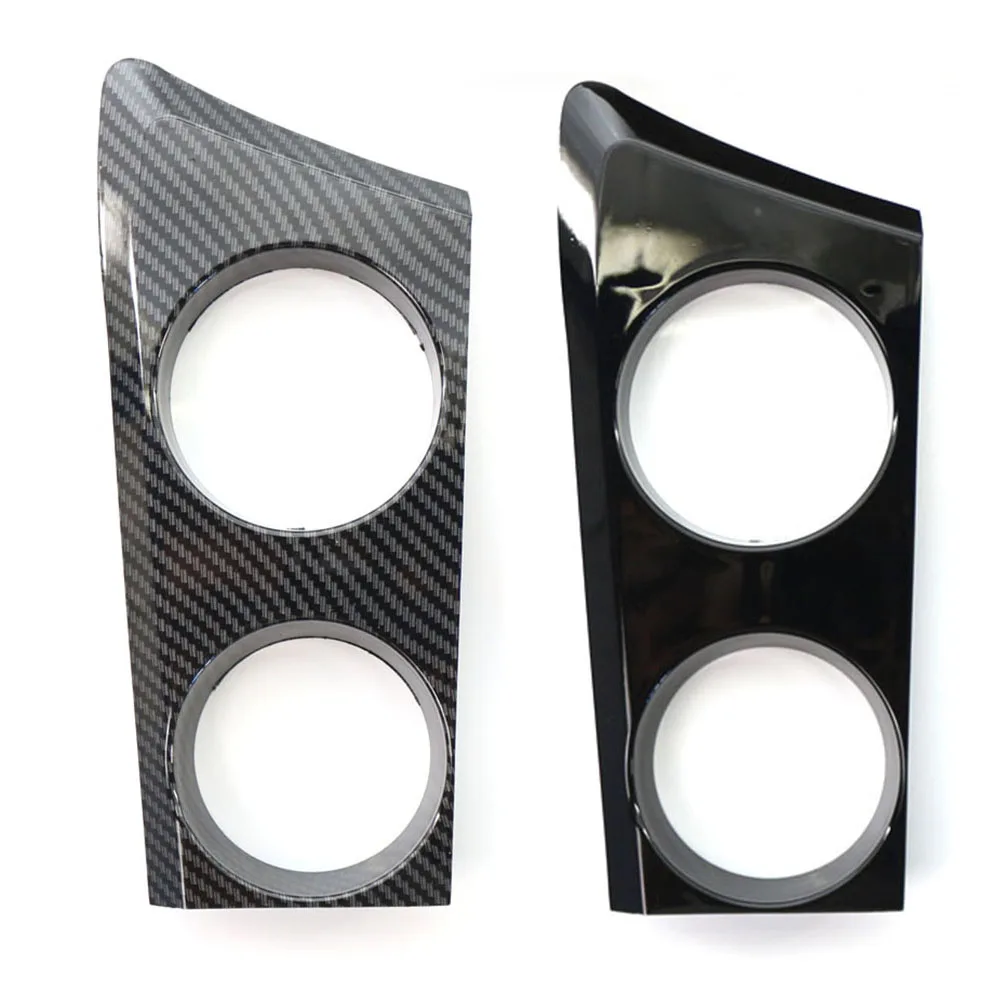 Water Cup Holder Panel Decor Cover Gloss Black Car Cup Holder Stand Carbon Fiber for BMW E81 E82 E87 E88 1 Series 120i 04-11 LHD