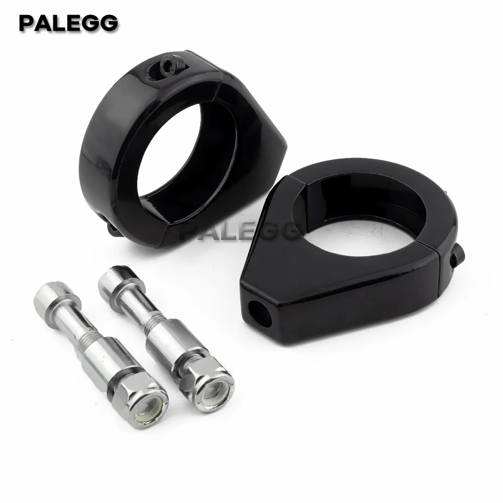 39MM 41MM Motorcycle Turn Signal Relocation Bracket Fork Clamp Mount For Harley Sportster XL883 XL1200 Dyna Fat Bob