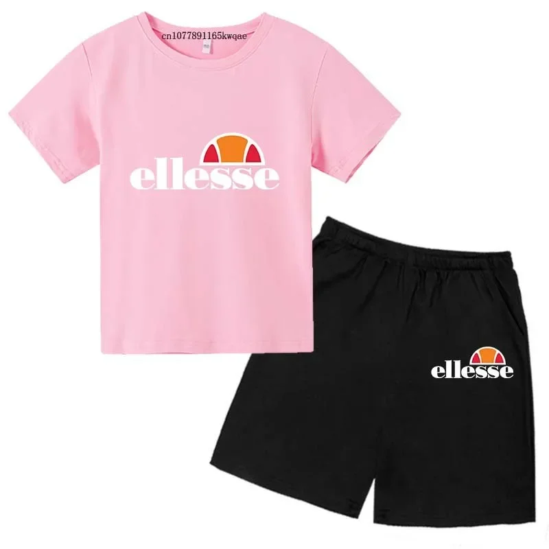 

3-14Y Kids Autumn Casual Letter Print Long Sleeve Hoodie & Pants 2-Piece Set Boys & Girls Streetwear Sportsuit